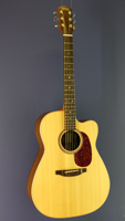 Christian Stoll acoustic guitar spruce, rosewood, cutaway, scale 65 cm