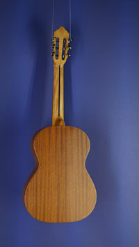 Lacuerda, Model chica 58/2, 3/4 Children`s Guitar, spruce, mahogany, scale 58 cm, back view